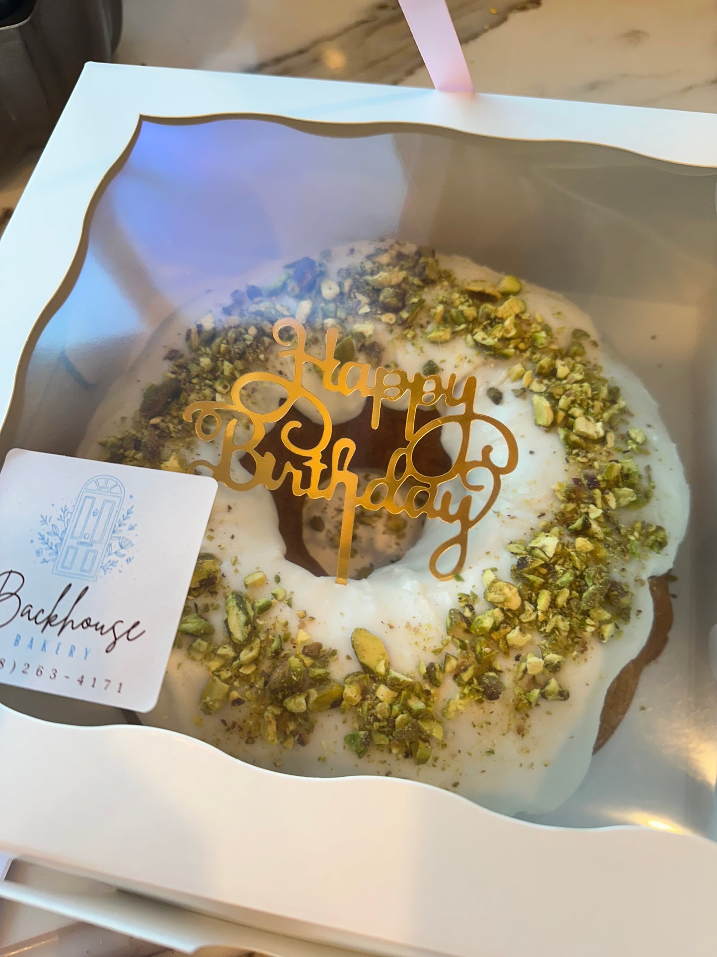 Pistachio Bundt Cake